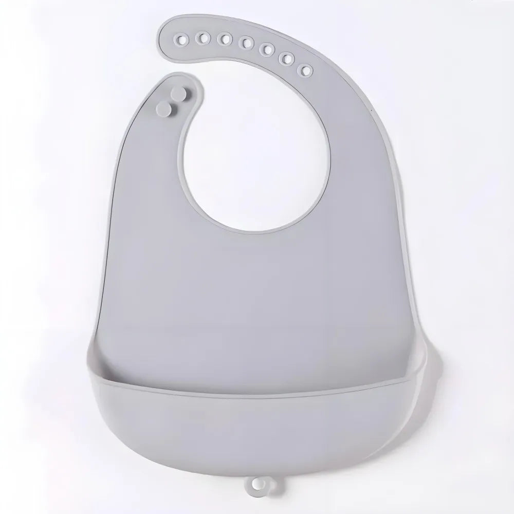 Silicone Baby Bib – Waterproof Adjustable Feeding Bib