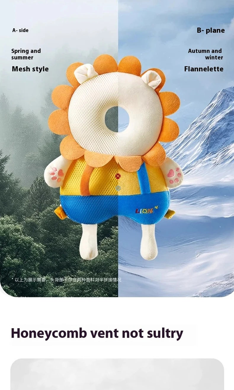 Baby Head Protection Backpack – Soft Anti-Fall Safety Cushion
