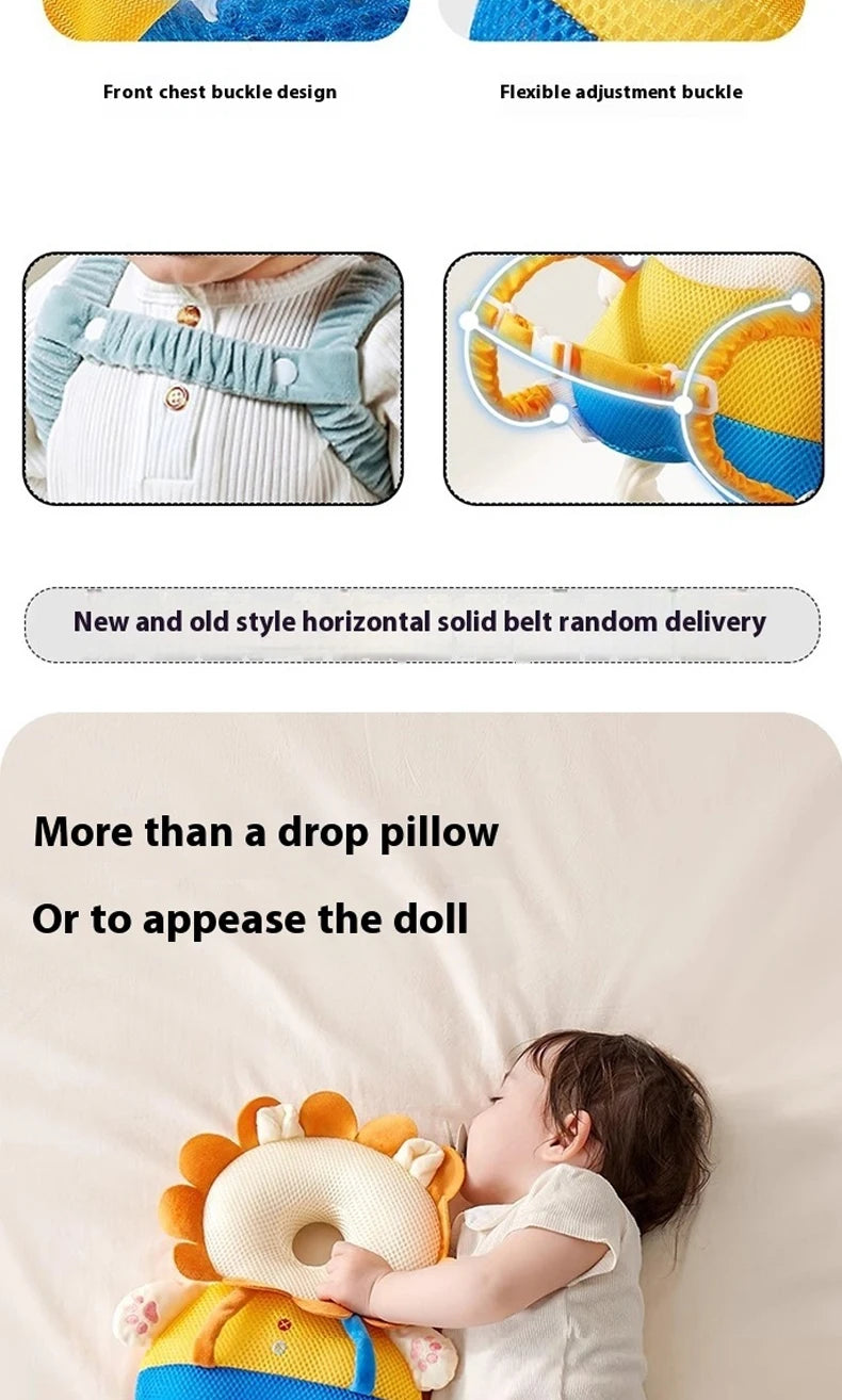 Baby Head Protection Backpack – Soft Anti-Fall Safety Cushion