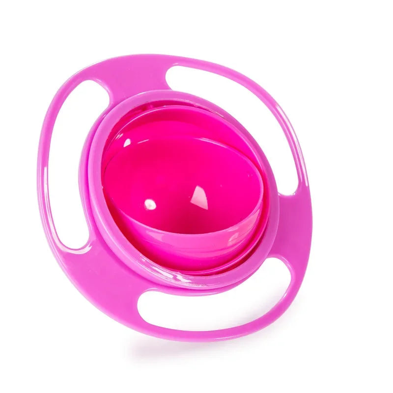 Kids Anti-Spill Gyro Bowl – 360° Rotating Snack Bowl