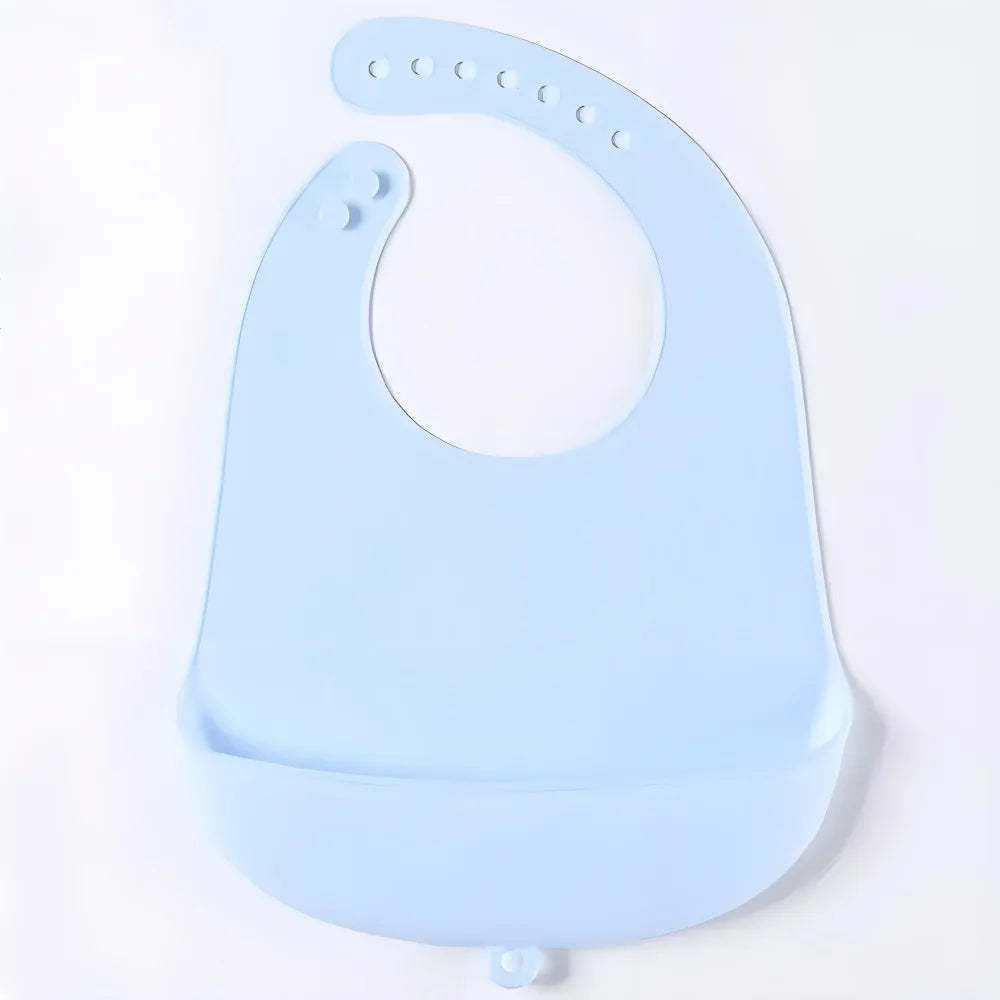 Silicone Baby Bib – Waterproof Adjustable Feeding Bib