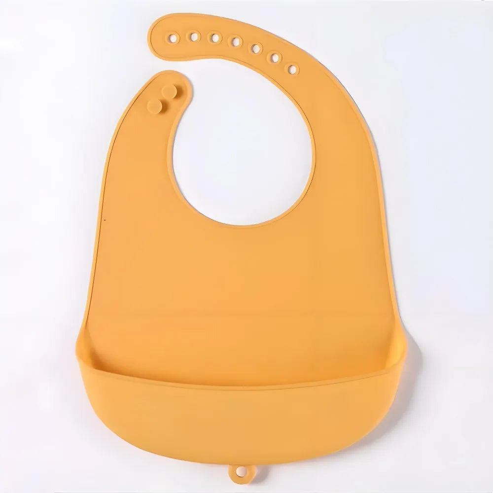 Silicone Baby Bib – Waterproof Adjustable Feeding Bib