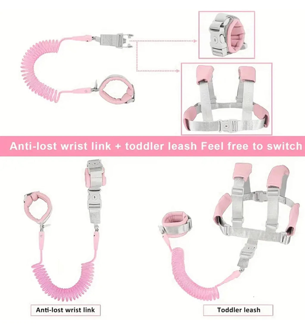 Toddler Safety Wrist Leash – Anti-Lost Child Harness Strap