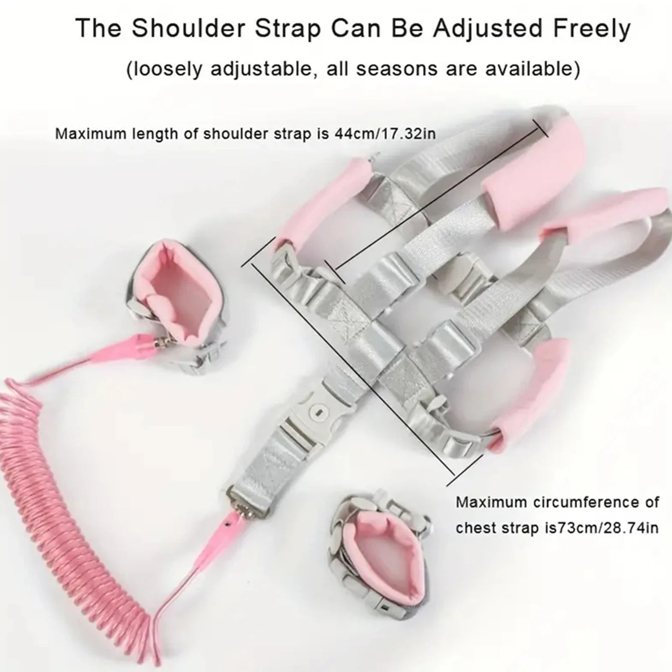 Toddler Safety Wrist Leash – Anti-Lost Child Harness Strap