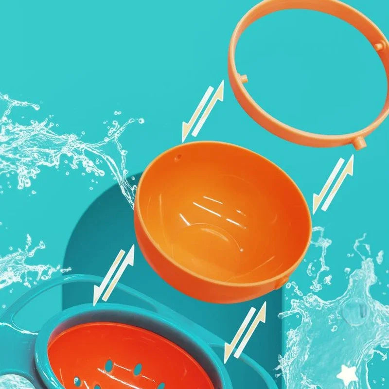 Kids Anti-Spill Gyro Bowl – 360° Rotating Snack Bowl
