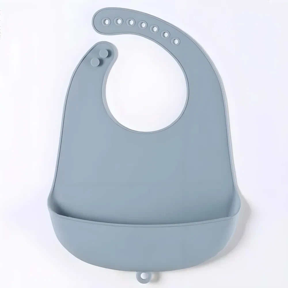 Silicone Baby Bib – Waterproof Adjustable Feeding Bib