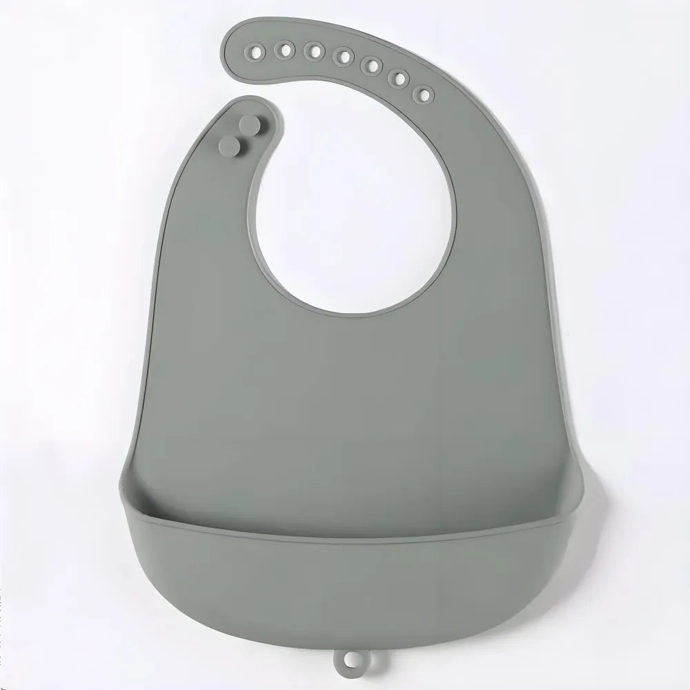 Silicone Baby Bib – Waterproof Adjustable Feeding Bib