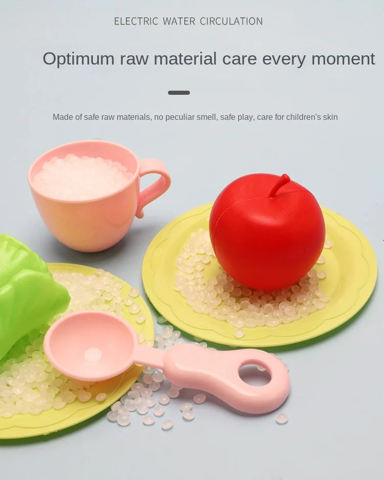 Kids Kitchen Sink Toy Set – Pretend Play Dish Washing Toy